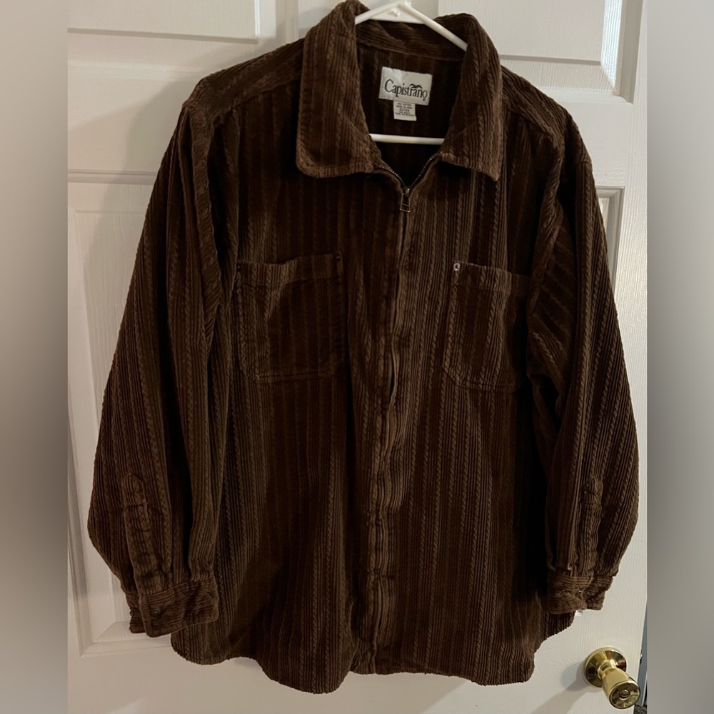 Corduroy Capistrano Zip Up 🔥